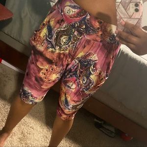 Brand butterfly Capri Pants